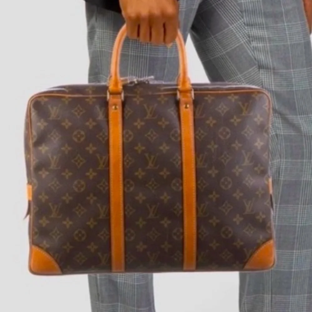 Louis Vuitton Monogram Porte Documents Bag - 💼 Voyage Laptop Case 👜 - Picture 7 of 16